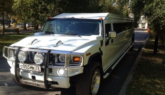 Свадебный лимузин Hummer H2 № Г4182, белый