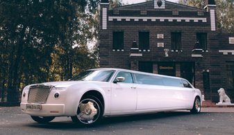 Свадебный лимузин Chrysler 300C Limousine № C5713, белый