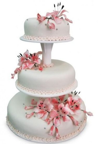 Торт на свадьбу С1 (Б36385) - Кондитерский цех Бисквитный Двор
