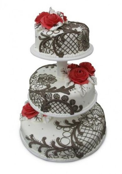 Торт на свадьбу С5 (Б36387) - Кондитерский цех Бисквитный Двор