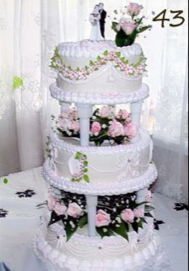 Свадебный торт Т36404 - Кондитерский комбинат ТорТини
