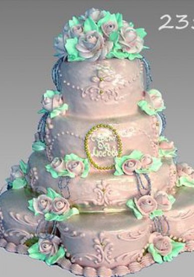 Свадебный торт Т36422 - Кондитерский комбинат ТорТини