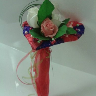 Аксессуар из цветов Ш7092 - Салон цветов Школа Флористики