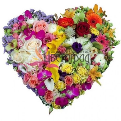 Цветочная композиция Ц7416 - Интернет-магазин Цветоград