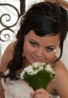 Cвадебная прическа Е15374 с собранными волосами