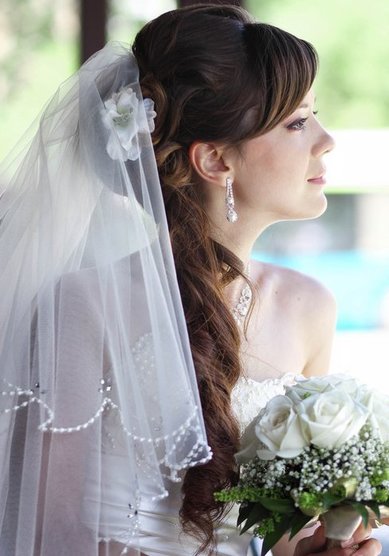 Прическа на свадьбу Е15368 - Стилист-визажист Елена Тарасевич