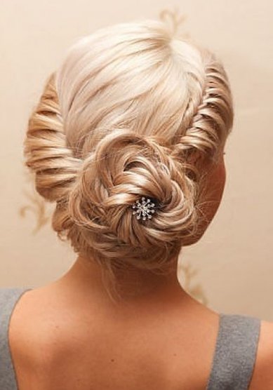 Свадебная прическа С16241 - Стилист-визажист Ольга Сергеева