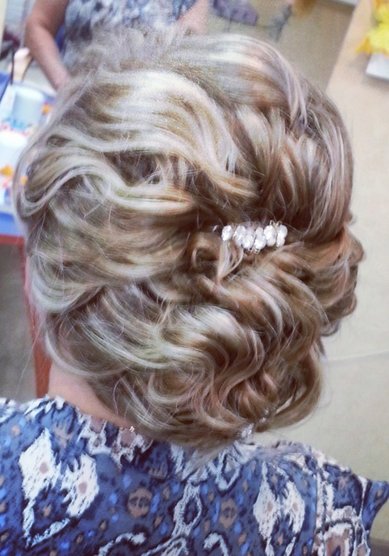 Прическа на свадьбу С16242 - Стилист-визажист Ольга Сергеева