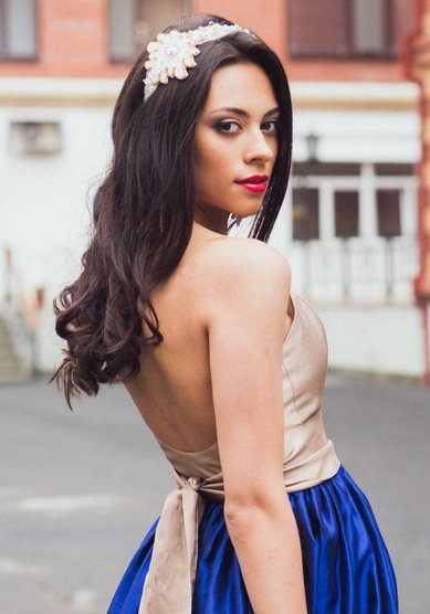 Свадебная прическа Е16345 - Стилист-визажист Елена Тарасевич