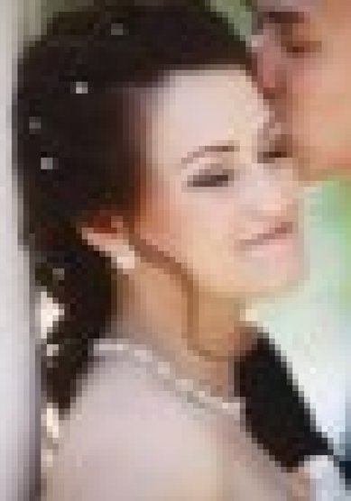 Свадебная прическа на средние волосы (С19097) - Стилист-визажист Римма Сайфуллина