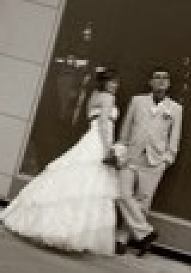 Прическа на свадьбу на средние волосы (С19122) - Стилист-визажист Римма Сайфуллина