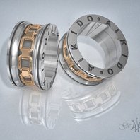 Обручальное кольцо G6846 комбинированное, фигурное