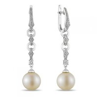 Обручальное кольцо E108-1982342CP-М8161 из белого золота, гладкое