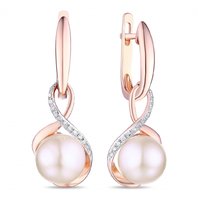 Обручальное кольцо E108-1982650CP-R17-М8171 из красного золота, гладкое