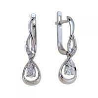 Обручальное кольцо E108-1982131CD-М8185 из белого золота, гладкое