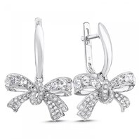 Обручальное кольцо E2605-1982571CXG-R17-М8199 из белого золота, гладкое