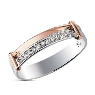 Обручальное кольцо 11751-S3596 - Ювелирный салон SUNLIGHT