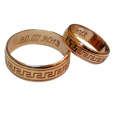 Обручальные кольца G6344 - Ювелирная мастерская Gemmarii