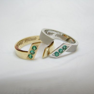 Обручальное кольцо G6848 - Ювелирная мастерская Gemmarii