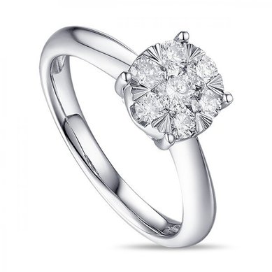 Помолвочное кольцо R2011-1851354AD-М8135 - Ювелирный бренд Московский ювелирный завод