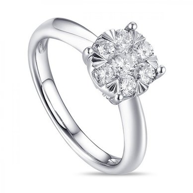 Помолвочное кольцо R2011-1851355AD-М8136 - Ювелирный бренд Московский ювелирный завод