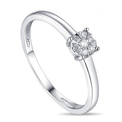 Помолвочное кольцо R2011-1851358AXD-R17-М8137 - Ювелирный бренд Московский ювелирный завод