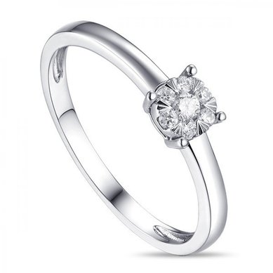 Помолвочное кольцо R2011-1851359AXD-R17-М8138 - Ювелирный бренд Московский ювелирный завод