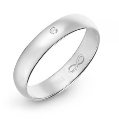 Обручальное кольцо R01-WED-00028-М8160 - Ювелирный бренд Московский ювелирный завод