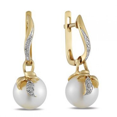 Серьги E108-1982356CP-R17-М8167 - Ювелирный бренд Московский ювелирный завод