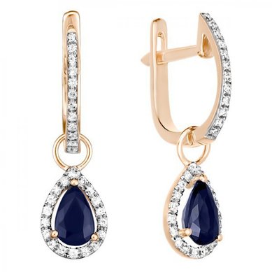 Серьги E108-351423CS-R17-М8181 - Ювелирный бренд Московский ювелирный завод