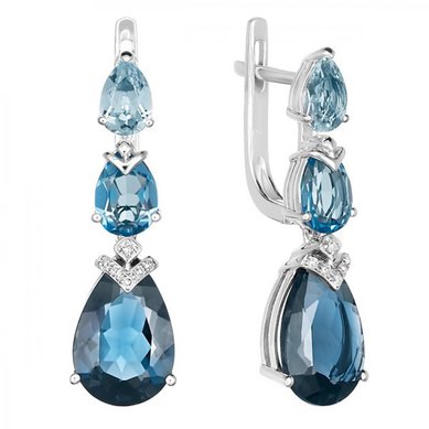 Серьги E108-1982153CAX-R17-М8186 - Ювелирный бренд Московский ювелирный завод