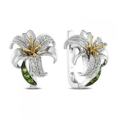 Серьги E108-1982181CXK-R17-М8187 - Ювелирный бренд Московский ювелирный завод