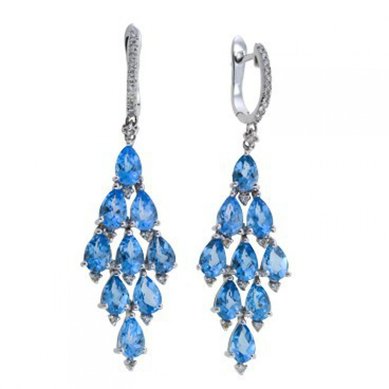 Серьги E189-P02580E-W-BT-М8190 - Ювелирный бренд Московский ювелирный завод