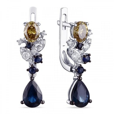 Серьги E2006-1982629CAXD-М8195 - Ювелирный бренд Московский ювелирный завод