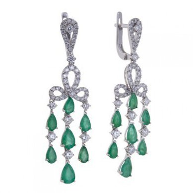 Серьги E2603-SE3666DIEM20-М8197 - Ювелирный бренд Московский ювелирный завод