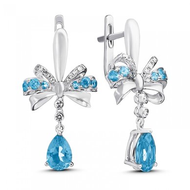 Серьги E2605-1982563CBX-R17-М8198 - Ювелирный бренд Московский ювелирный завод