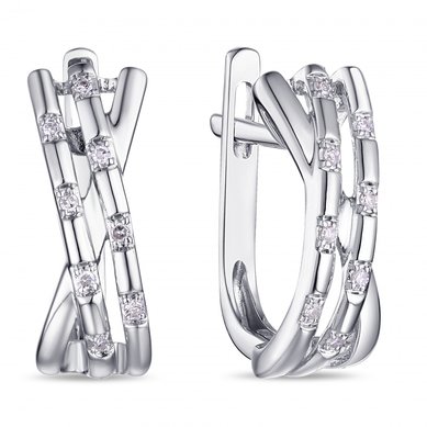 Серьги E108-1982664CD-R17-М8232 - Ювелирный бренд Московский ювелирный завод