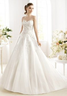 Свадебное платье R36467. С пышной юбкой, длинное со шлейфом.