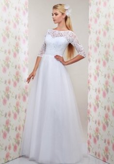 Арт. Свадебное платье А-силуэт №2-С64034