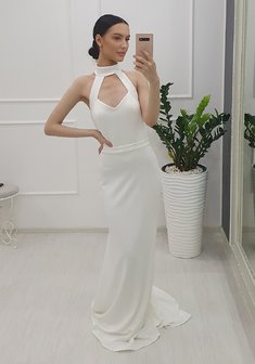 Свадебное платье V69031. Силуэт Русалка (Рыбка), длинное со шлейфом.