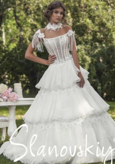 Свадебное платье 13001-S32487 - Свадебный салон Slanovskiy