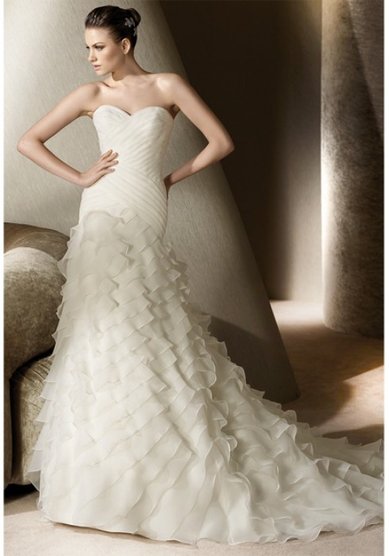 Свадебное платье B34176 - Wedding boutique Black Lady Exclusive