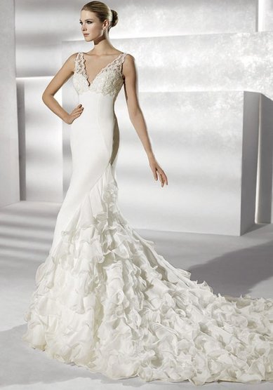 Свадебное платье B36496 - Wedding boutique Black Lady Exclusive