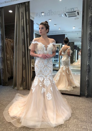 Свадебное платье М68640 - Свадебный салон Милан