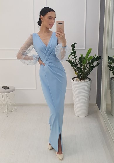 Вечернее платье V69025 - Свадебный салон VENEZiA