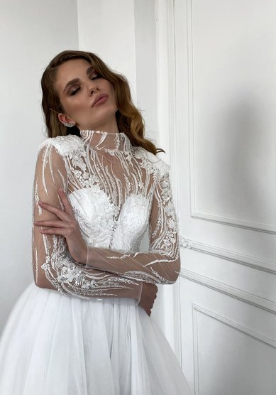 Свадебное платье H69126 - Свадебный салон Happy bride