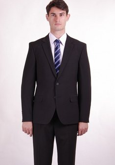 Свадебный мужской костюм 304116 - 901-С1584. Классический однобортный.