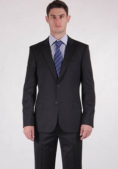 Свадебный мужской костюм 11076 - 901-С1598. Классический однобортный.