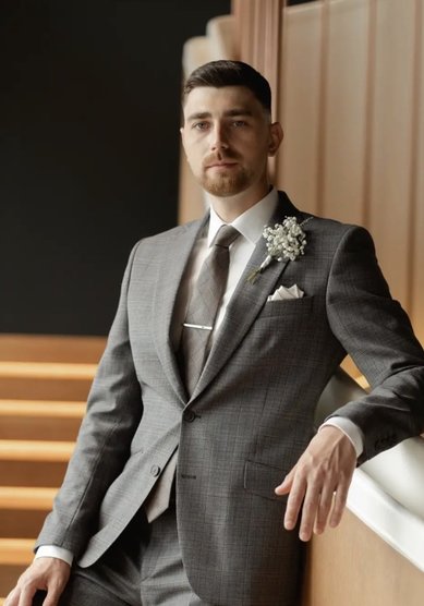 Свадебный мужской костюм Z3809 - Салон костюмов Zakroev (Тюмень)