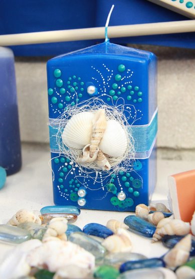 Свеча Морская рапсодия J57717 - Студия дизайна и декора Jeune Boutique